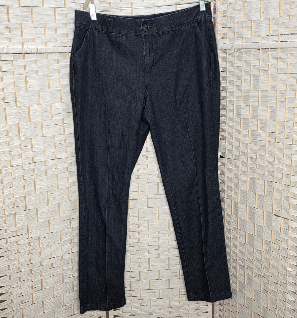 CJ Banks Signature Comfort dark blue jeans size 14w pre-loved